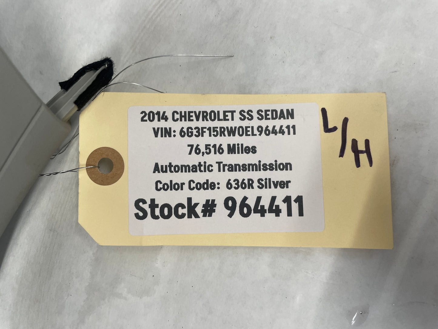 2014 Chevy SS Sedan RH & LH Interior A Pillar Trim Panel Moldings OEM - Day's Parts Yard