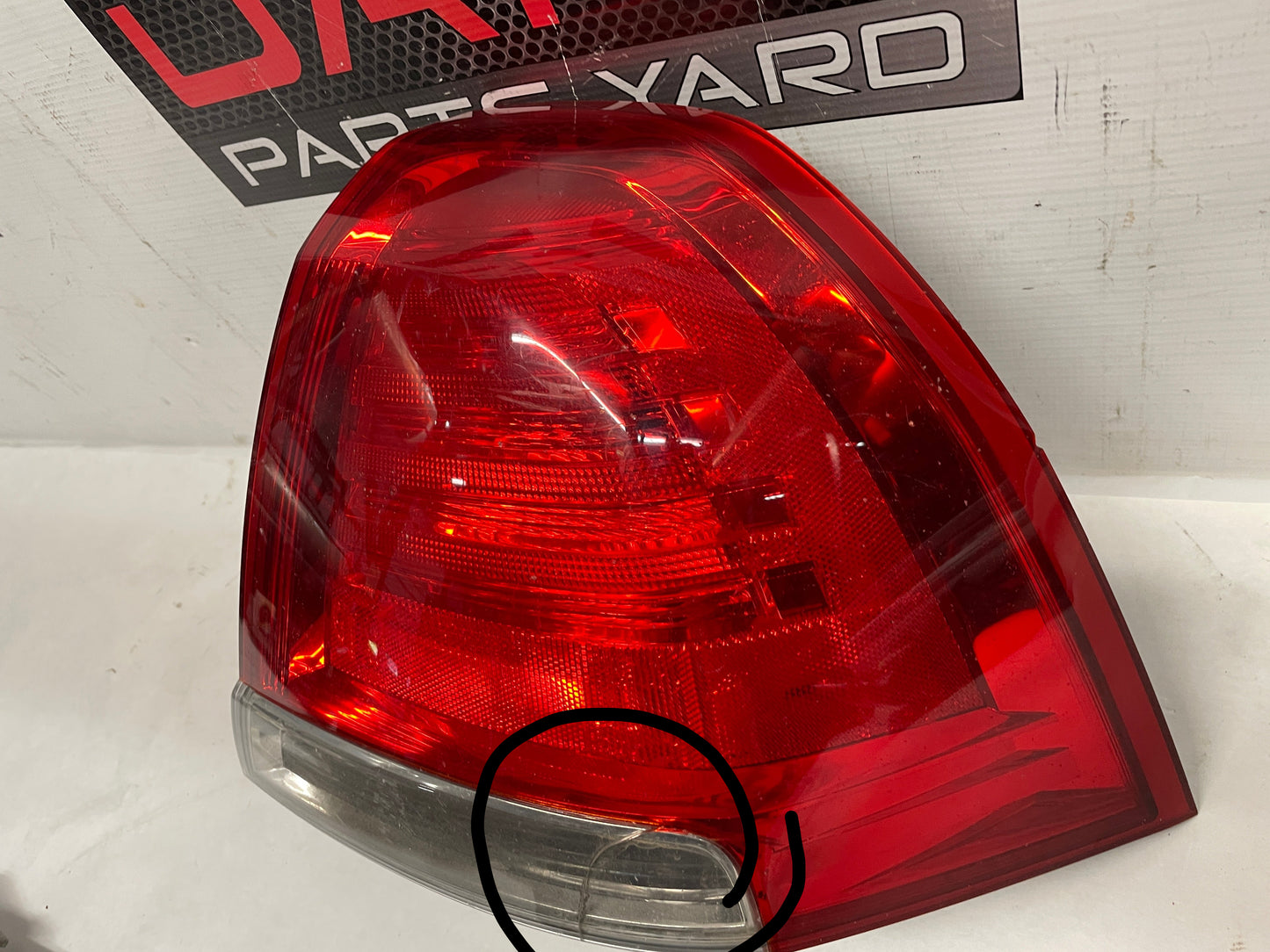 2013 Chevy Caprice PPV RH Passenger Taillight Tail Light Lamp OEM - Day's Parts Yard
