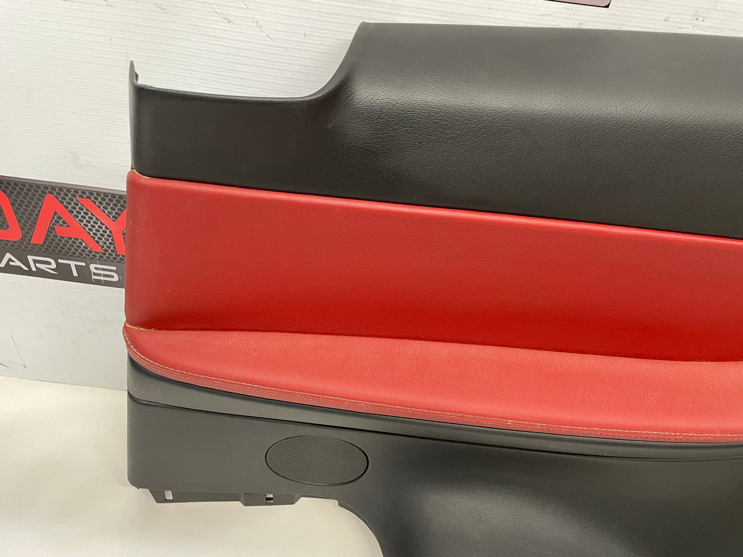 2004 Pontiac GTO RH Passenger Rear Interior Door Quarter Panel Red/Black OEM - Day's Parts Yard