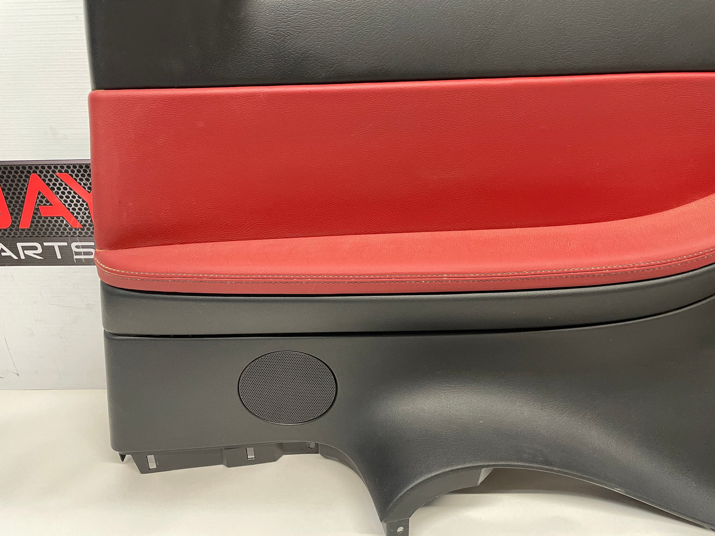 2004 Pontiac GTO RH Passenger Rear Interior Door Quarter Panel Red/Black OEM - Day's Parts Yard