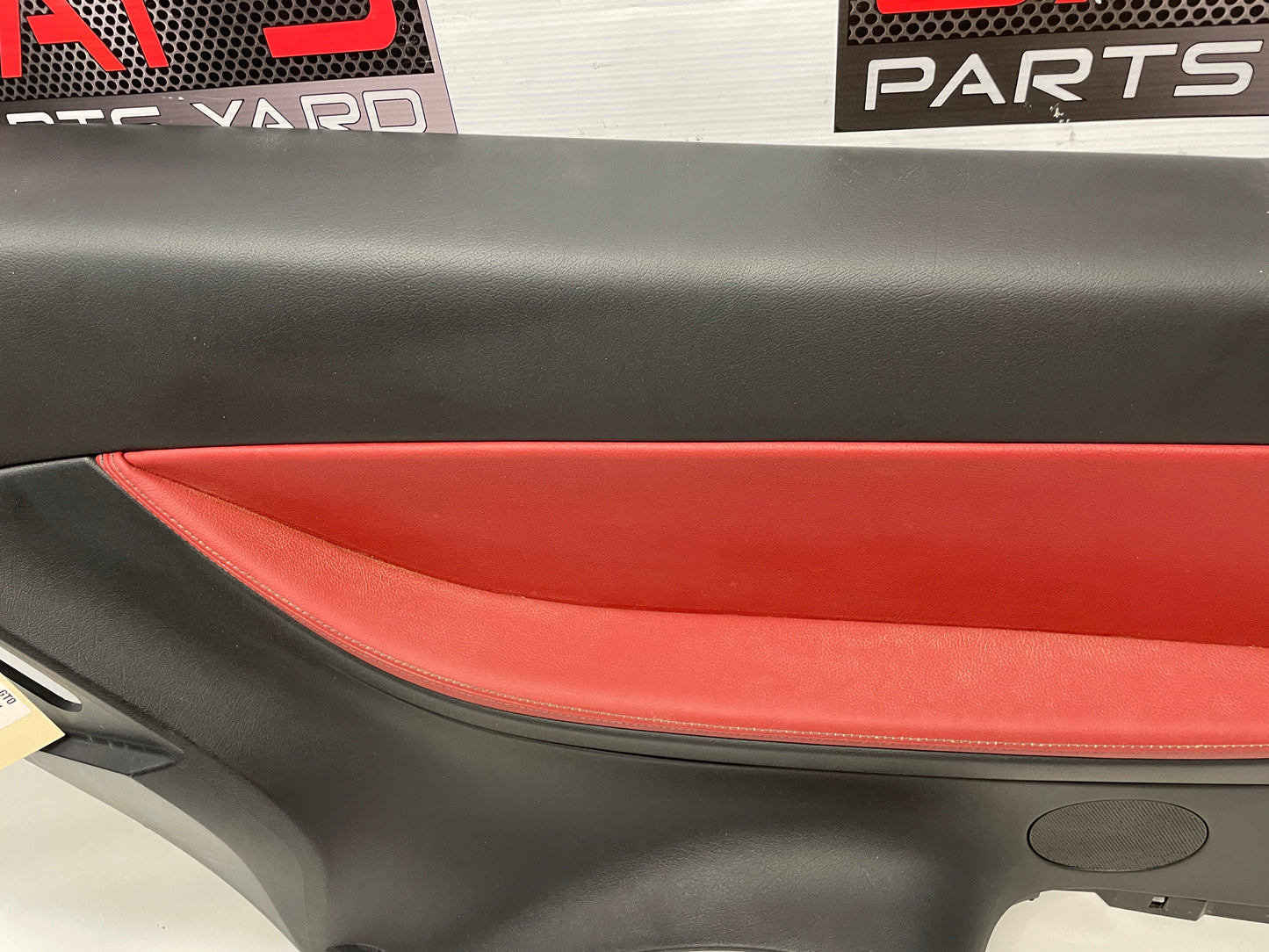 2004 Pontiac GTO LH Driver Rear Interior Door Quarter Panel Red/Black OEM - Day's Parts Yard