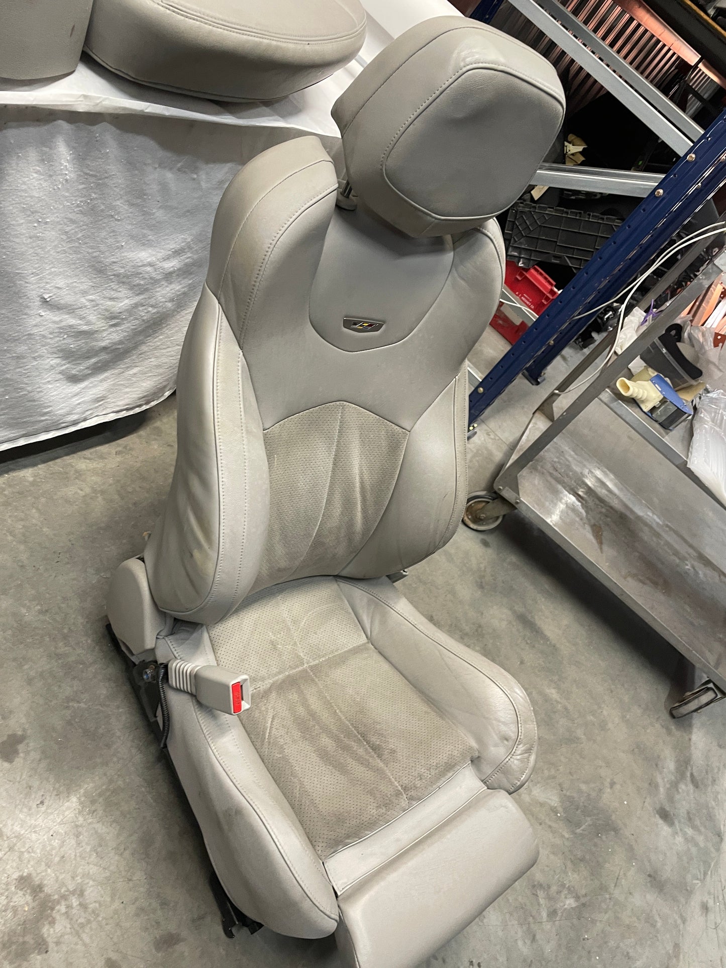 2011 Cadillac CTS-V Seats Fronts and Rears Recaro Gray OEM - Day's Parts Yard