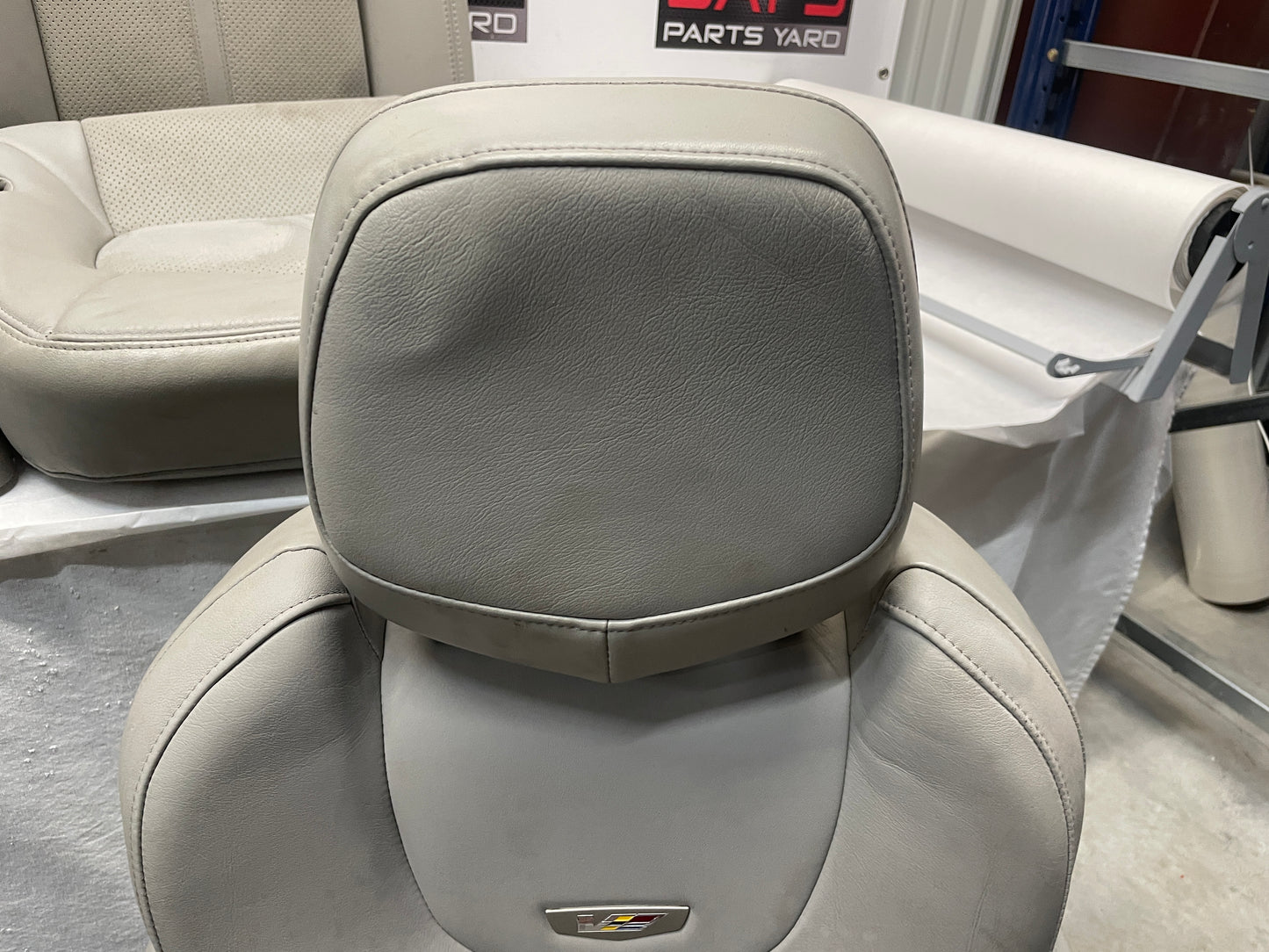 2011 Cadillac CTS-V Seats Fronts and Rears Recaro Gray OEM - Day's Parts Yard