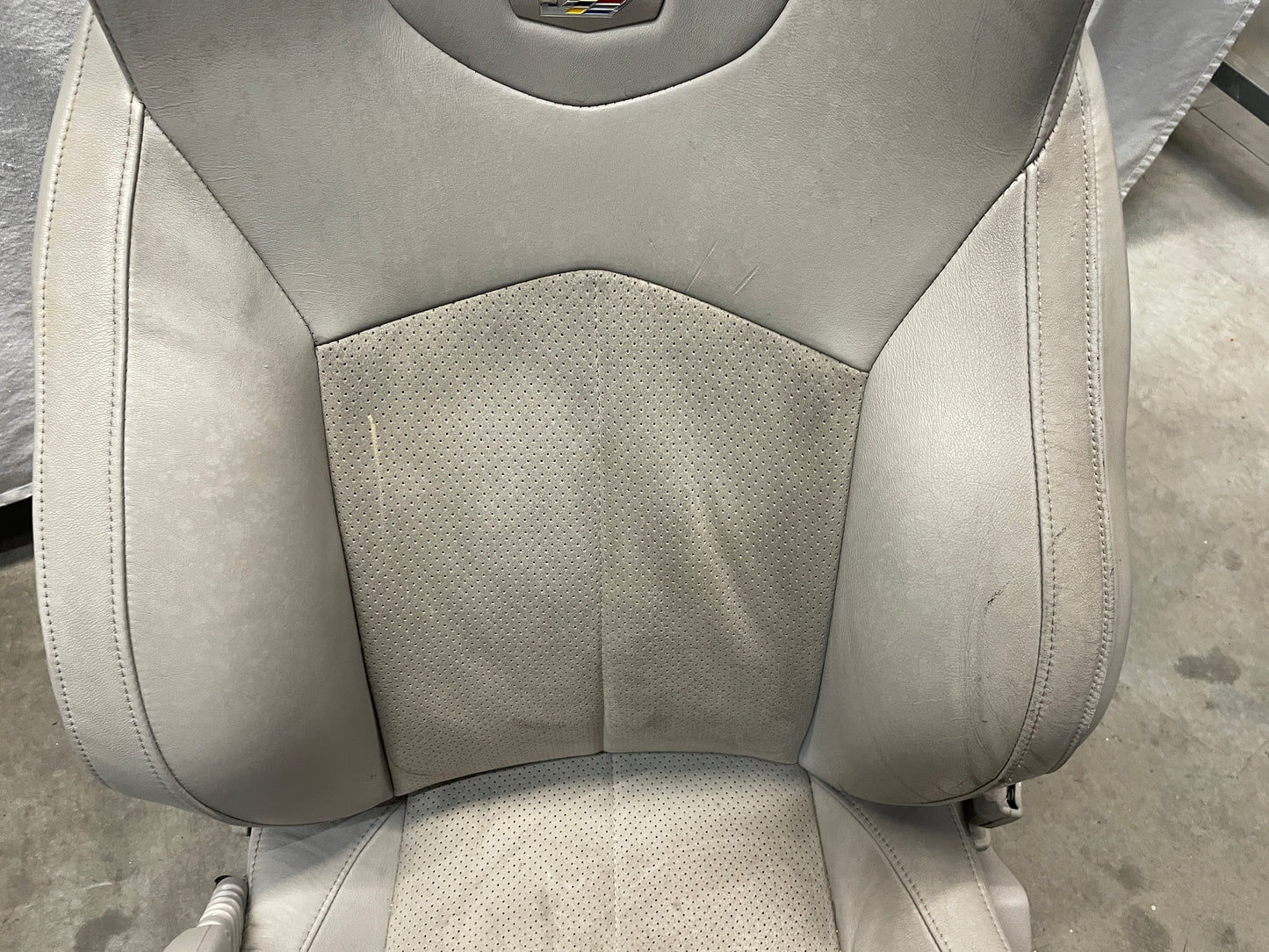2011 Cadillac CTS-V Seats Fronts and Rears Recaro Gray OEM - Day's Parts Yard
