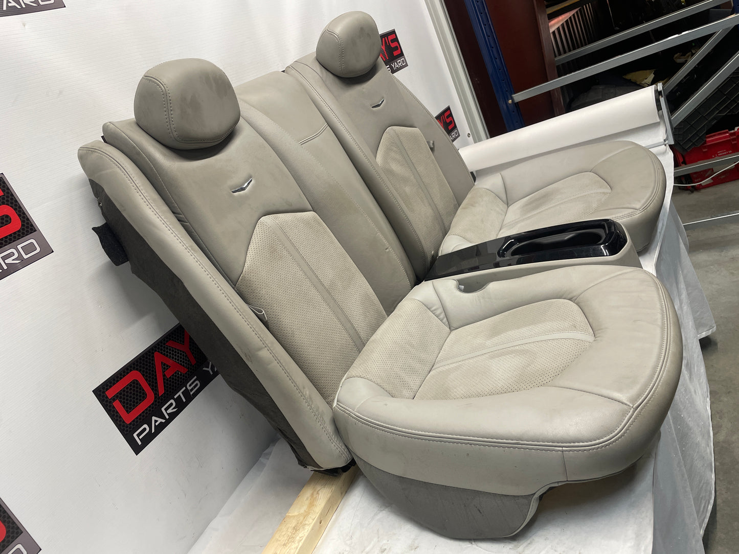 2011 Cadillac CTS-V Seats Fronts and Rears Recaro Gray OEM - Day's Parts Yard