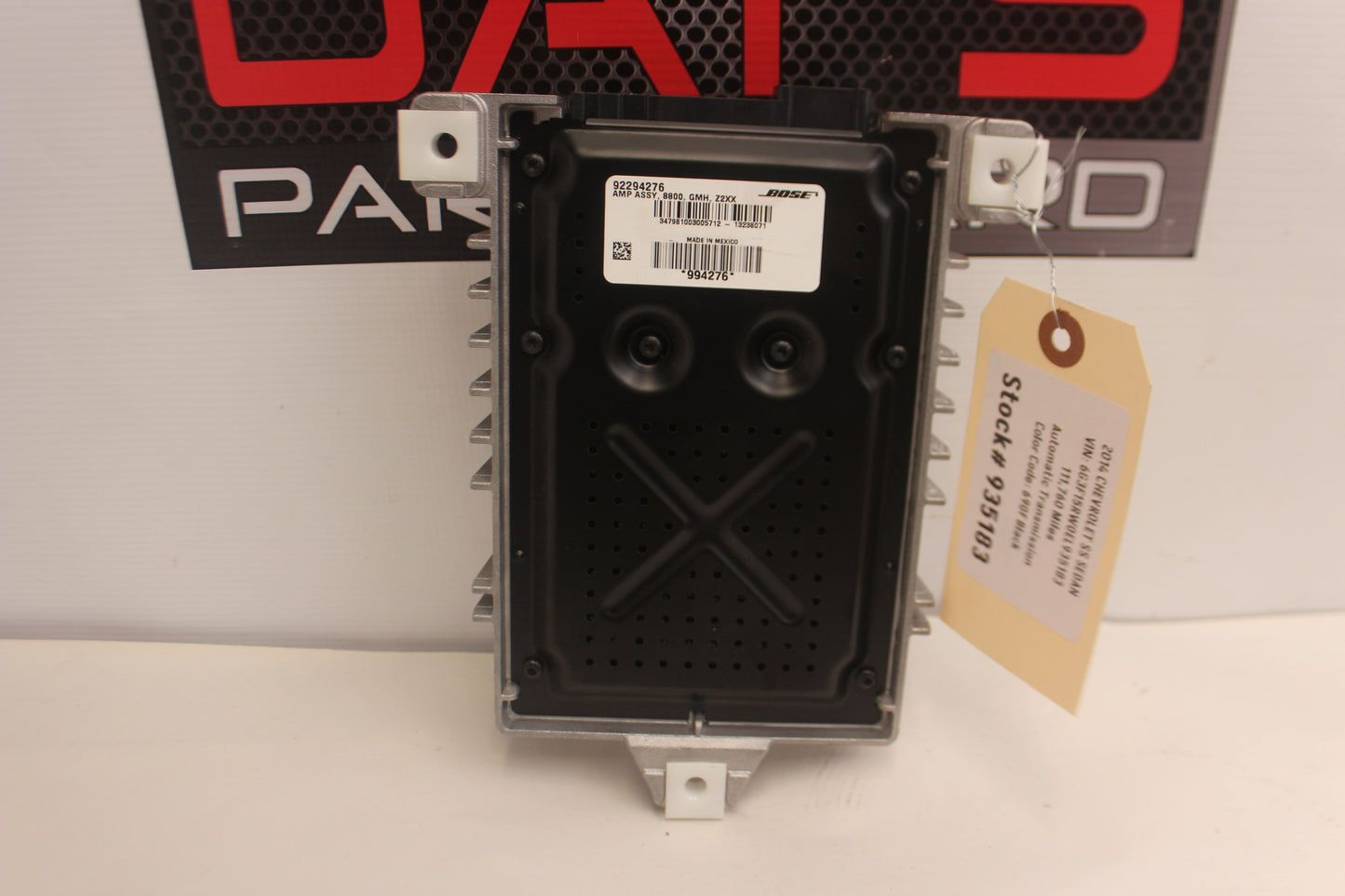 2014 Chevy SS Sedan Bose Radio Amplifier OEM - Day's Parts Yard