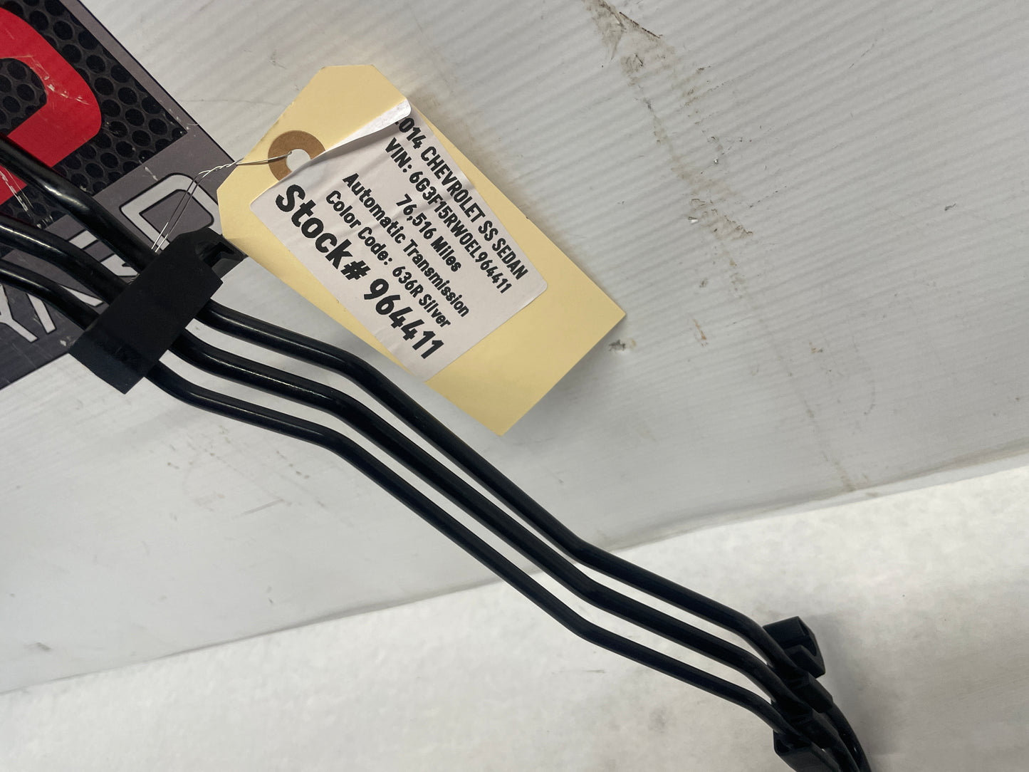 2014 Chevy SS Sedan Front Firewall Brake Line OEM - Day's Parts Yard