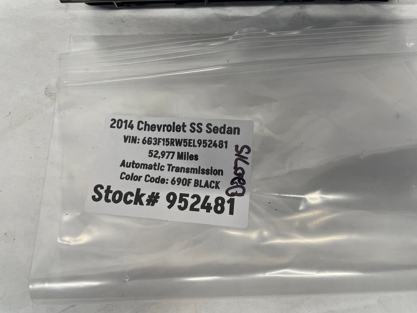 2014 Chevy SS Sedan Temperature Climate Control Module OEM - Day's Parts Yard