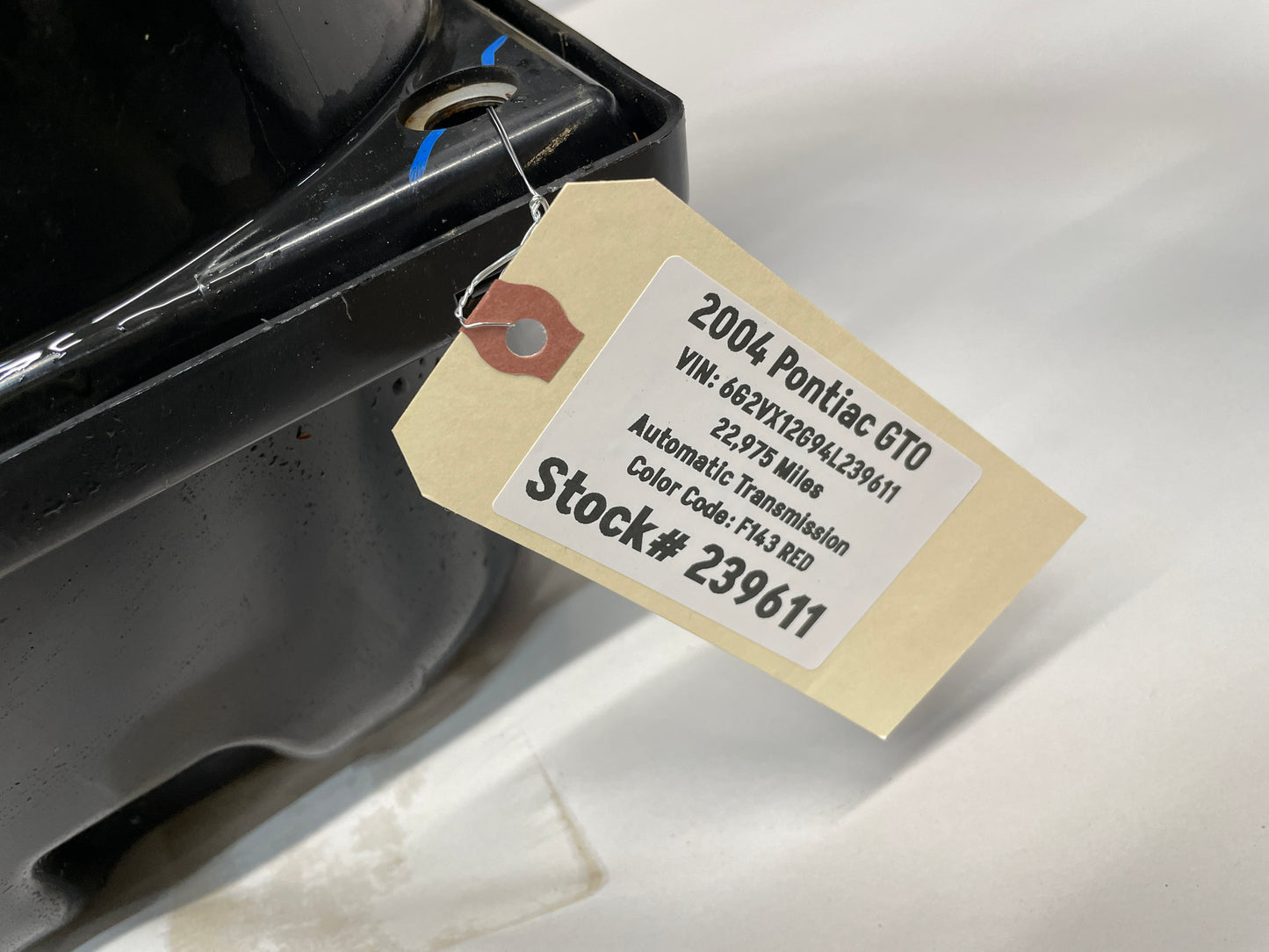 2004 Pontiac GTO Fuel Gas Tank OEM - Day's Parts Yard