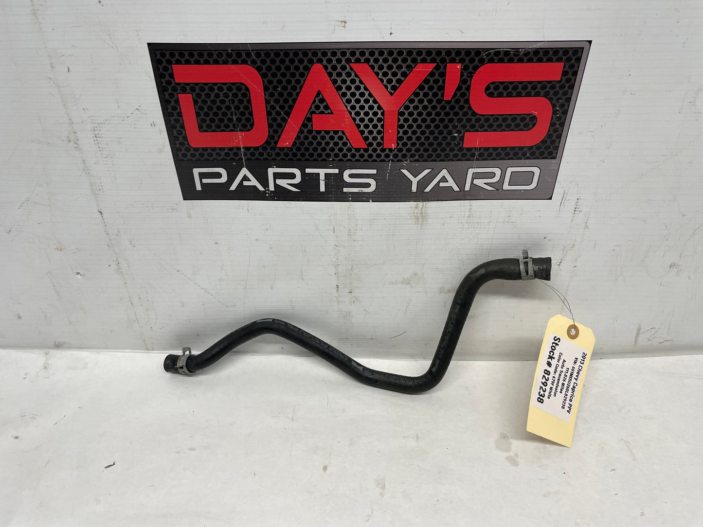 2013 Chevy Caprice PPV Brake Booster Vacuum Hose Line Tube OEM - Day's Parts Yard