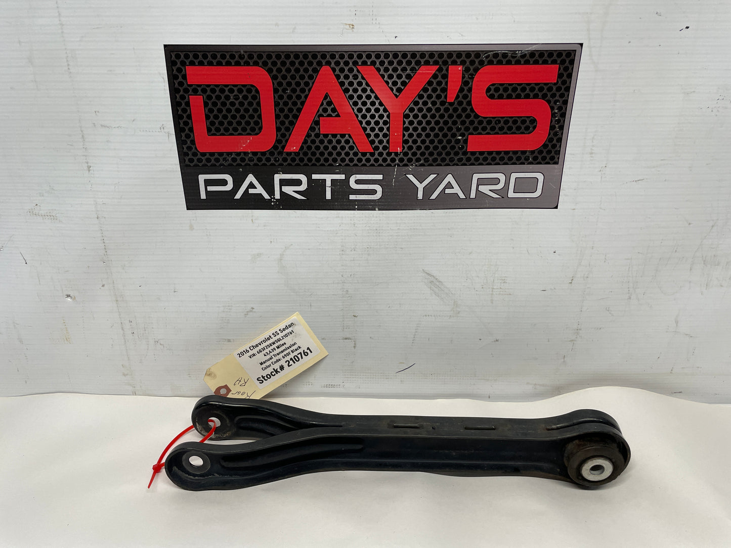 2016 Chevy SS Sedan RH Passenger Rear Suspension Trailing Control Arm OEM - Day's Parts Yard
