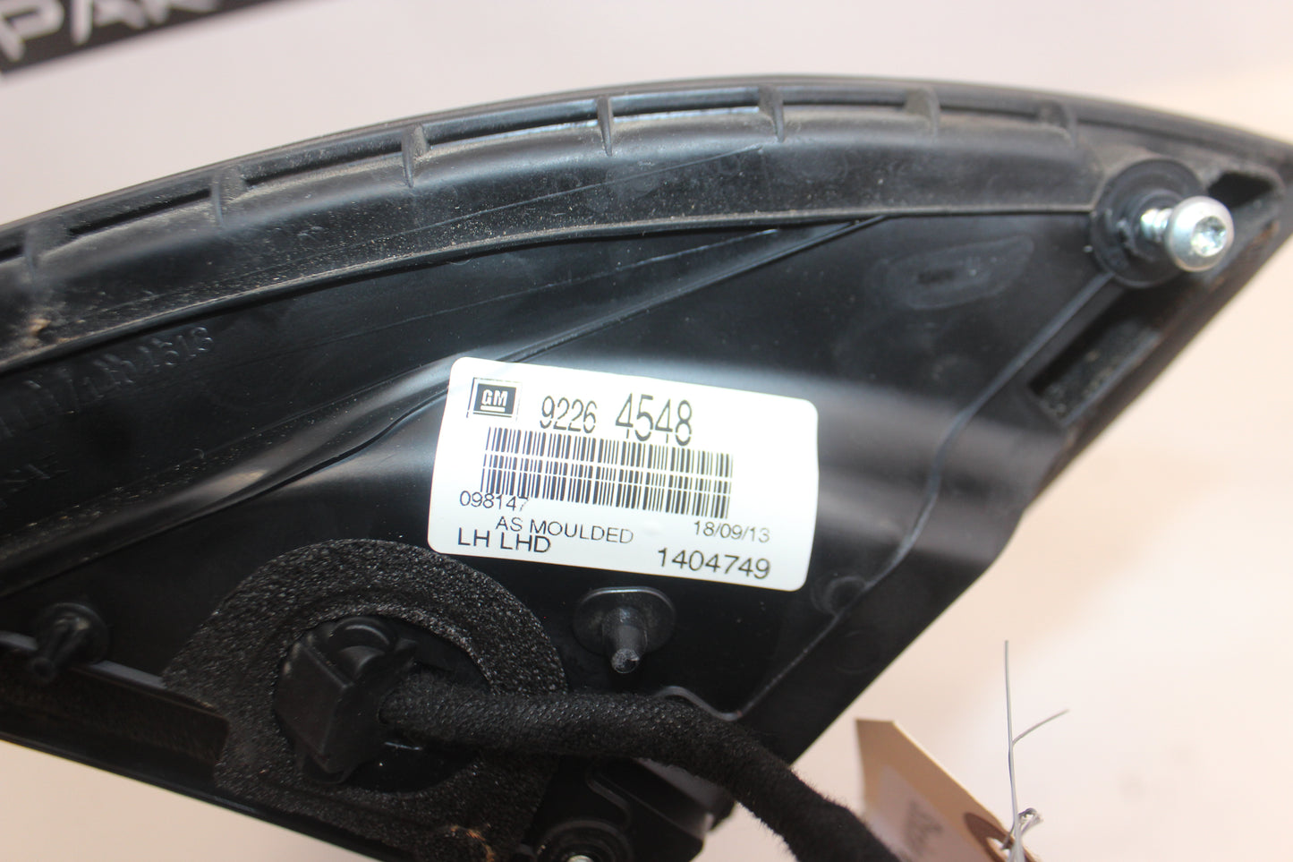 2014 Chevy SS Sedan LH Driver Exterior Mirror w/ Parking Assist OEM - Day's Parts Yard