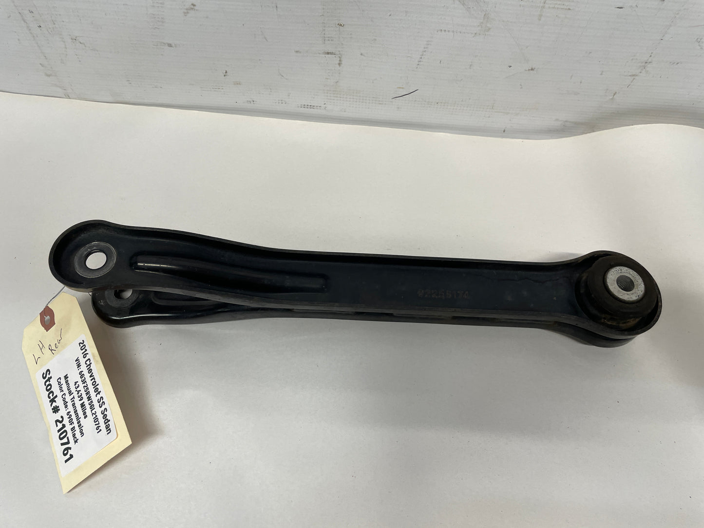 2016 Chevy SS Sedan LH Driver Rear Suspension Trailing Control Arm OEM - Day's Parts Yard