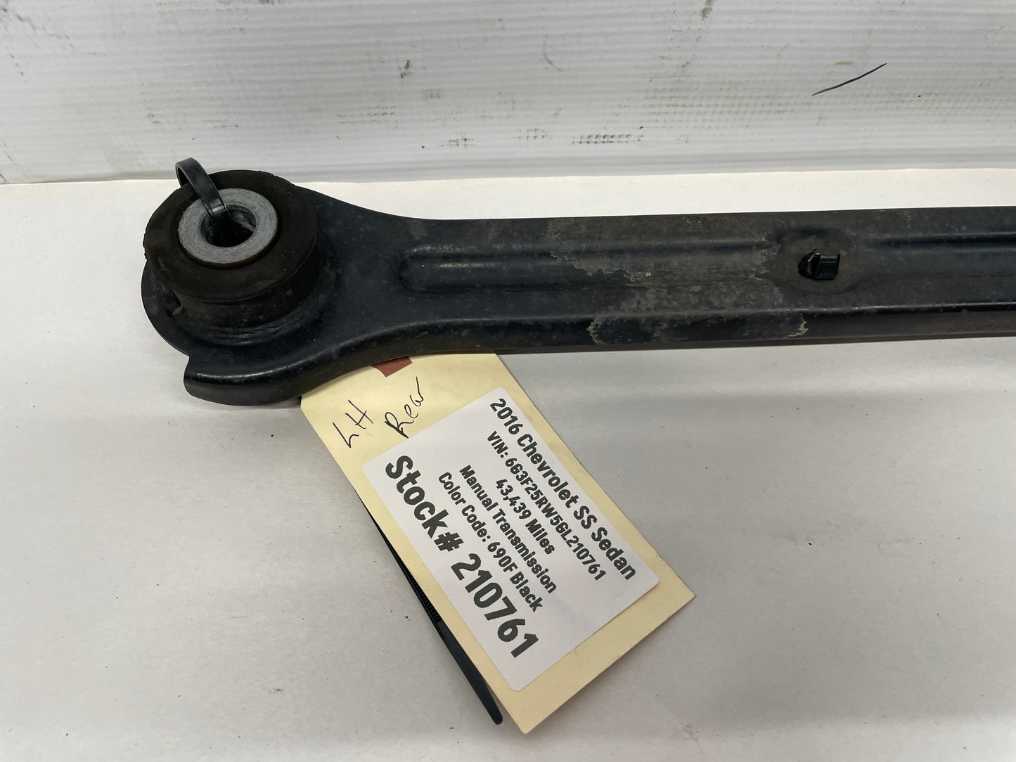 2016 Chevy SS Sedan LH Driver Rear Trailing Control Drag Link Arm OEM - Day's Parts Yard