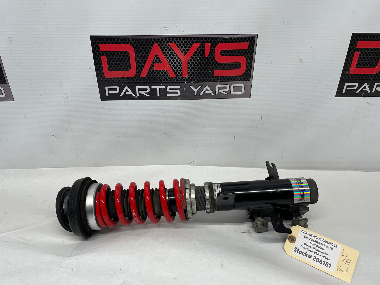2015 Chevy Camaro SS LH Driver Front Pedders Coilover Strut Spring Shock - Day's Parts Yard
