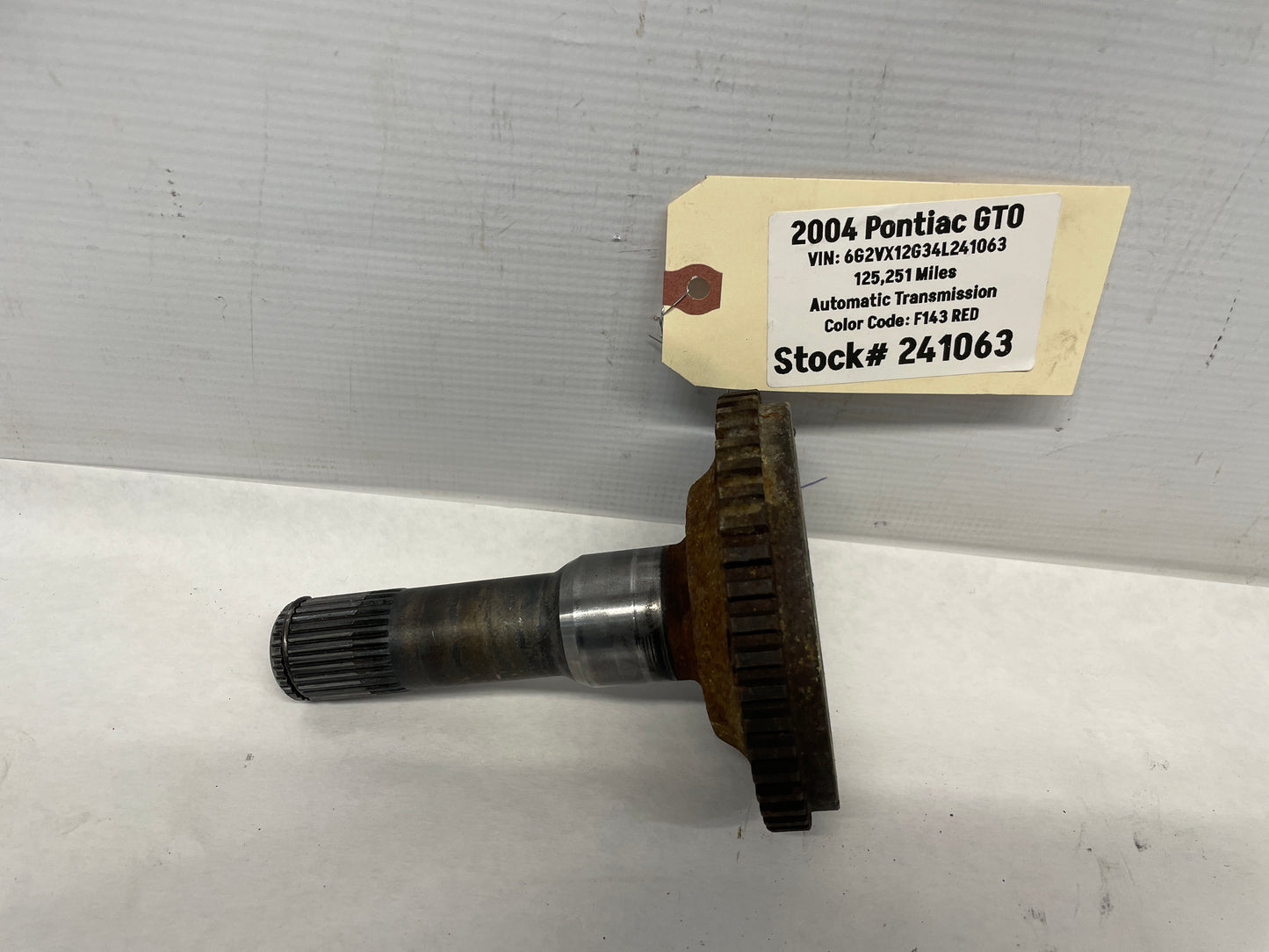 2004 Pontiac GTO RH Passenger CV Axle Half Shaft Stub OEM - Day's Parts Yard
