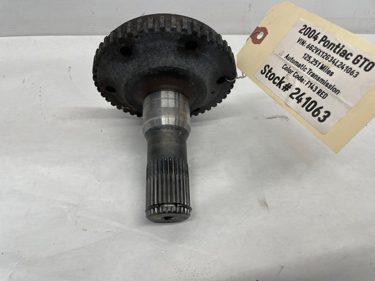 2004 Pontiac GTO LH Driver CV Axle Half Shaft Stub OEM - Day's Parts Yard