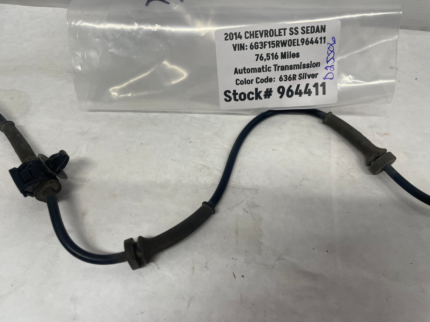 2014 Chevy SS Sedan Front ABS Speed Sensor OEM - Day's Parts Yard