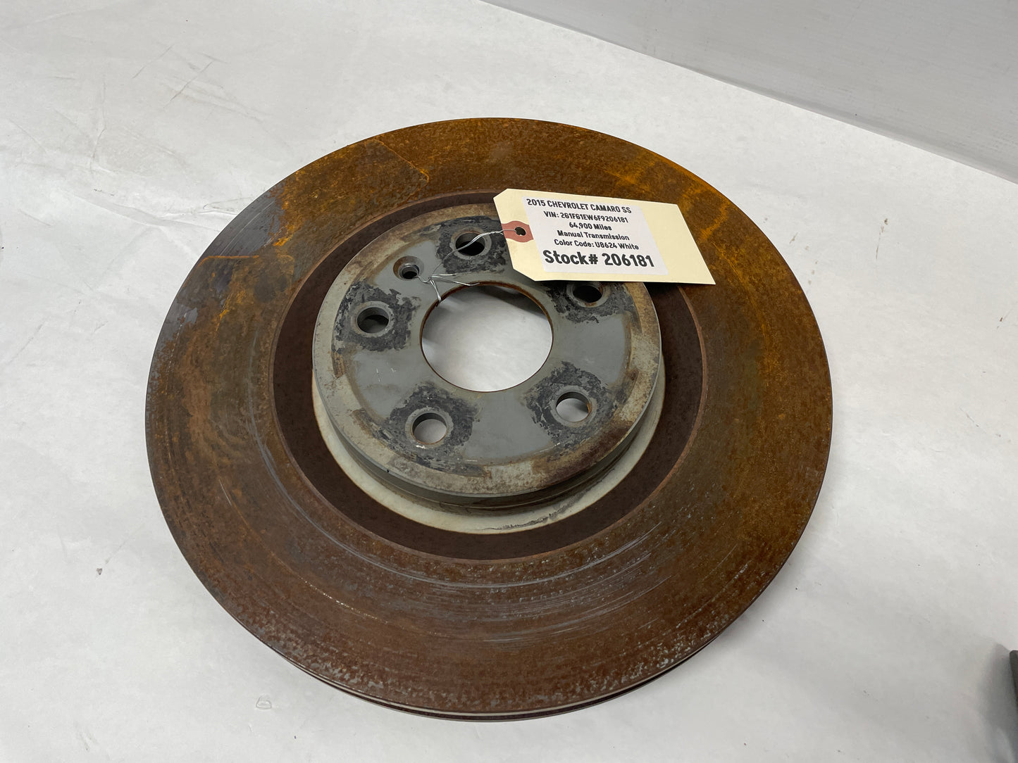 2015 Chevy Camaro SS LH Driver Front Brembo Brake Caliper & Rotor OEM - Day's Parts Yard