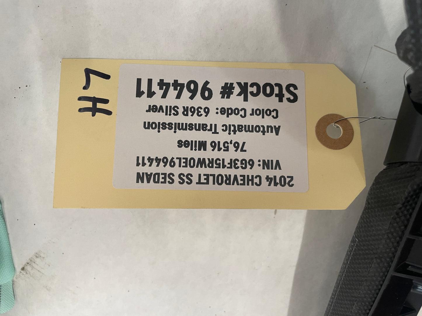 2014 Chevy Camaro SS RH & LH Curtain Airbag Air Bag OEM - Day's Parts Yard