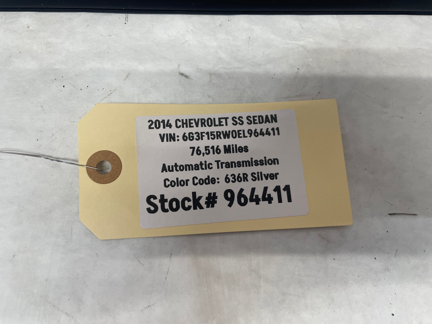 2014 Chevy SS Sedan Roof Top Trim Moldings RH & LH OEM - Day's Parts Yard