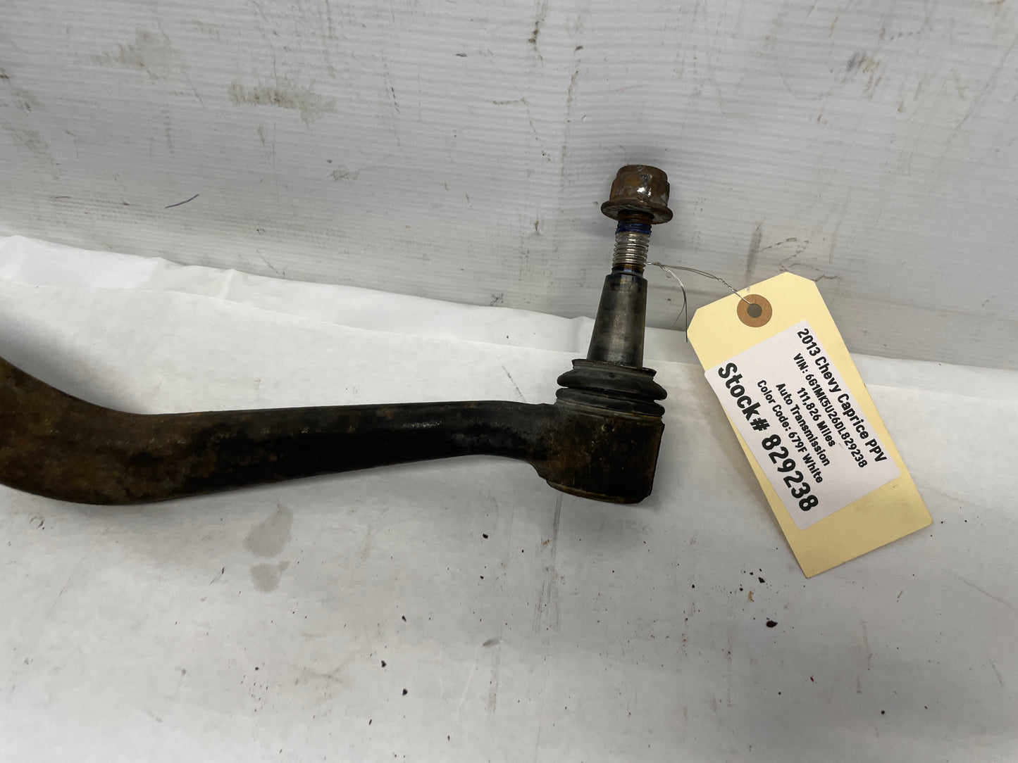 2013 Chevy Caprice PPV LH Driver Front Suspension Lower Control Arm OEM - Day's Parts Yard
