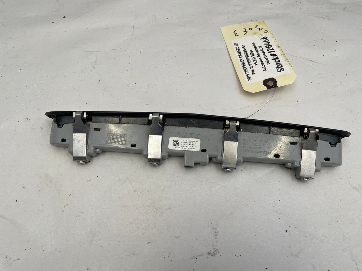 2019 Chevy Camaro SS Smoked Clear Tail Light Lamp Taillight 3rd Brake Set OEM - Day's Parts Yard