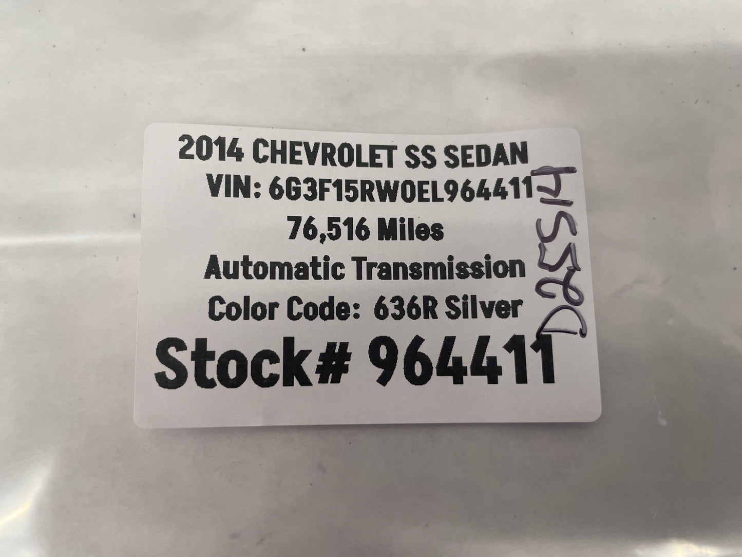 2014 Chevy SS Sedan BCM Body Control Module OEM - Day's Parts Yard