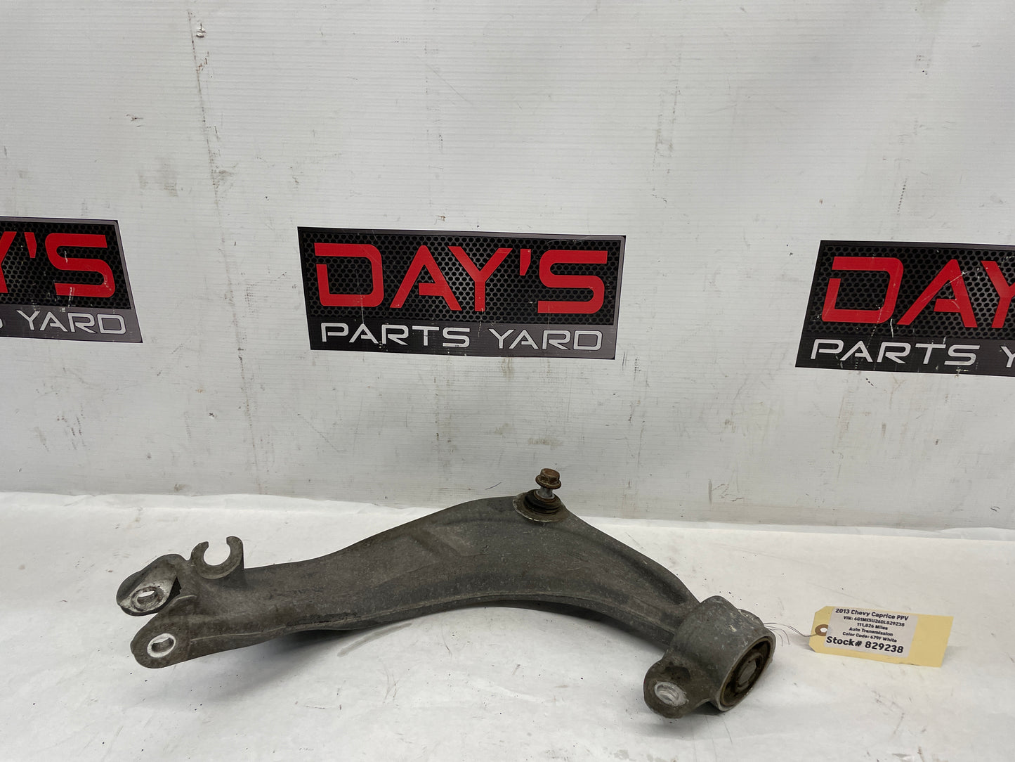 2013 Chevy Caprice PPV LH Driver Rear Suspension Upper Control Arm OEM - Day's Parts Yard