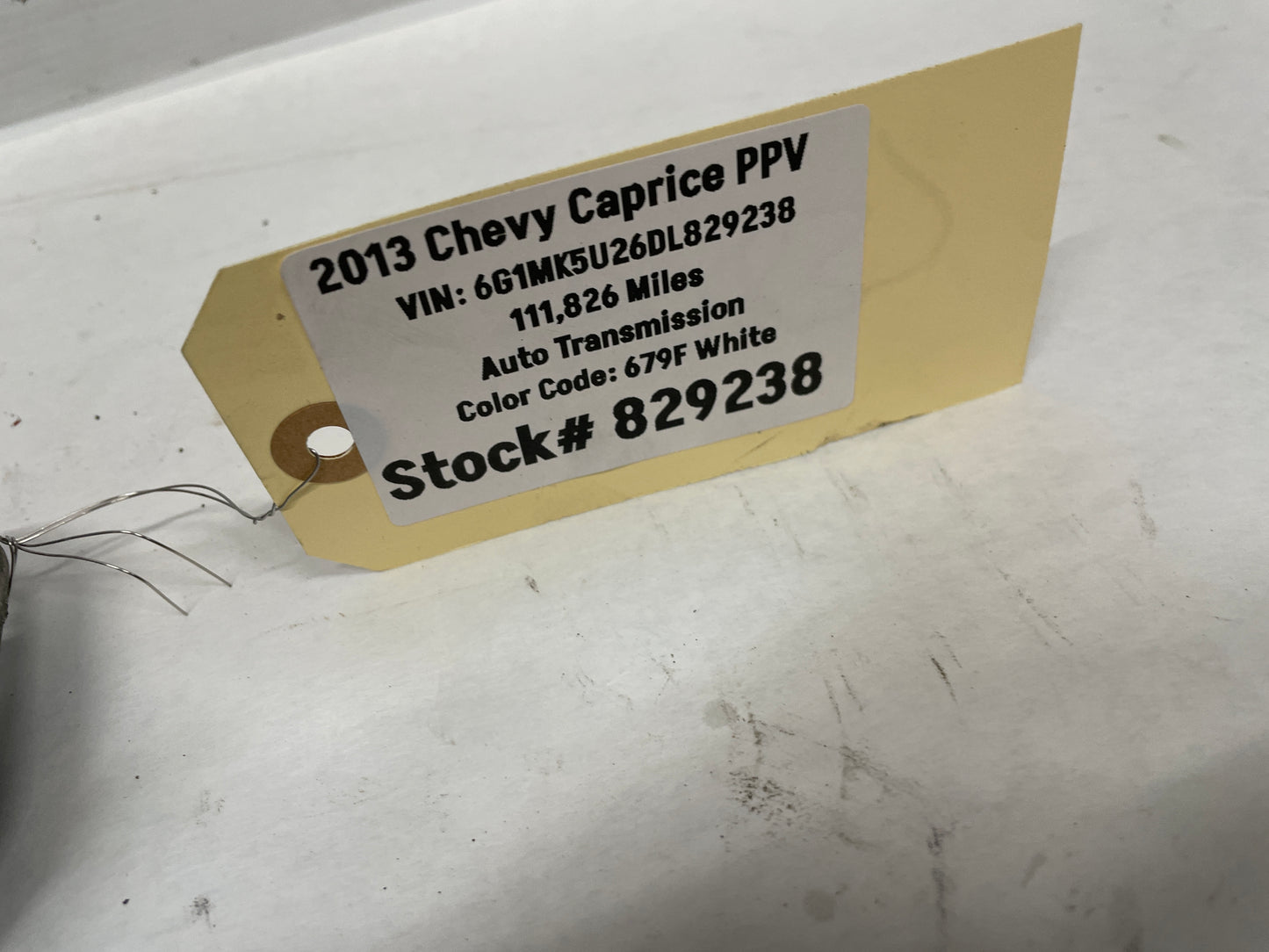 2013 Chevy Caprice PPV LH Driver Rear Suspension Upper Control Arm OEM - Day's Parts Yard