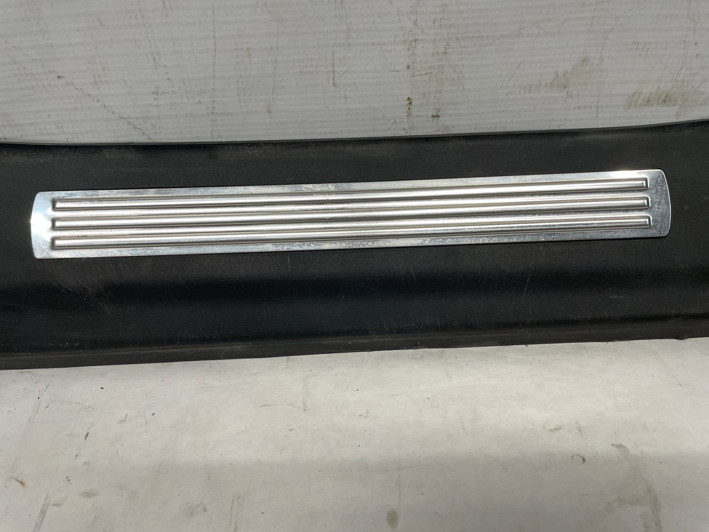 2013 Chevy Caprice PPV LH Driver Rear Door Scuff Sill Plate Panel Trim Molding OEM - Day's Parts Yard