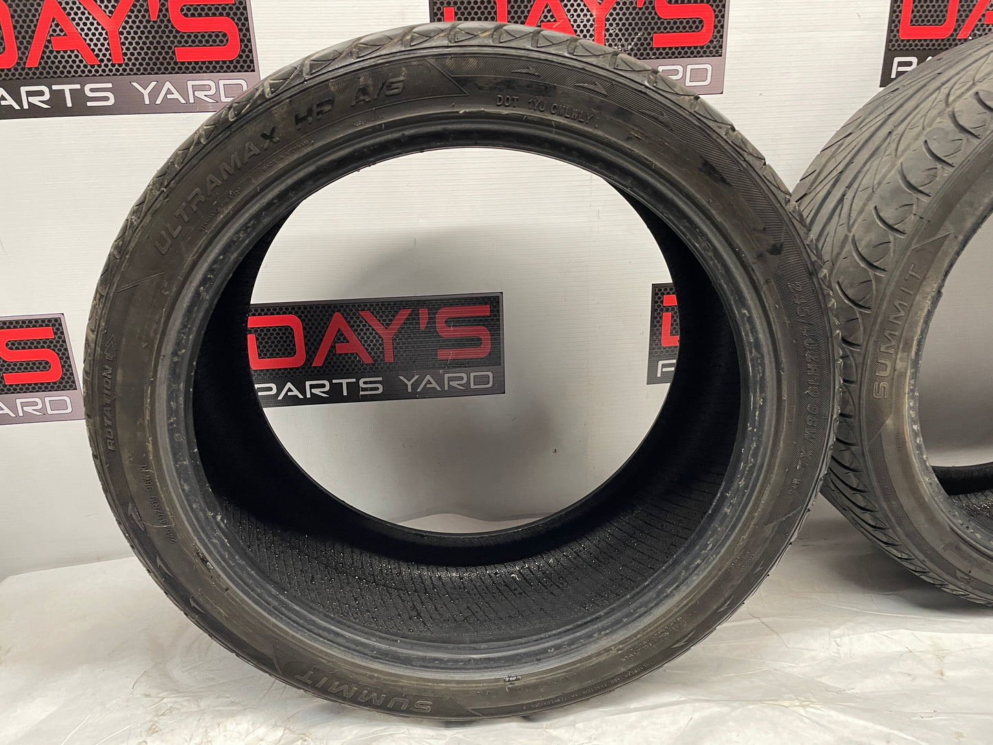 245/40ZR19 Summit Ultramax Tires - Day's Parts Yard