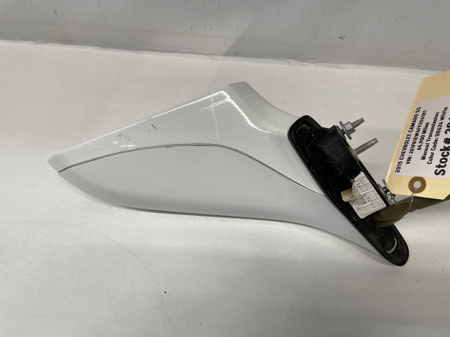 2015 Chevy Camaro SS LH Driver Exterior Mirror White OEM - Day's Parts Yard