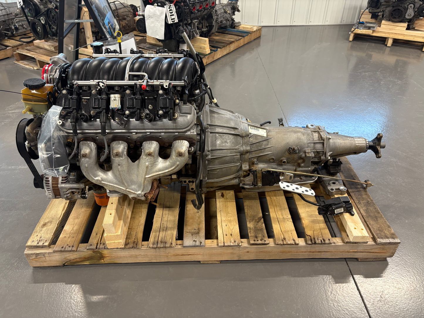 6.0 LS2 Engine 4L65 Automatic Transmission Drivetrain Pullout 400HP - Day's Parts Yard