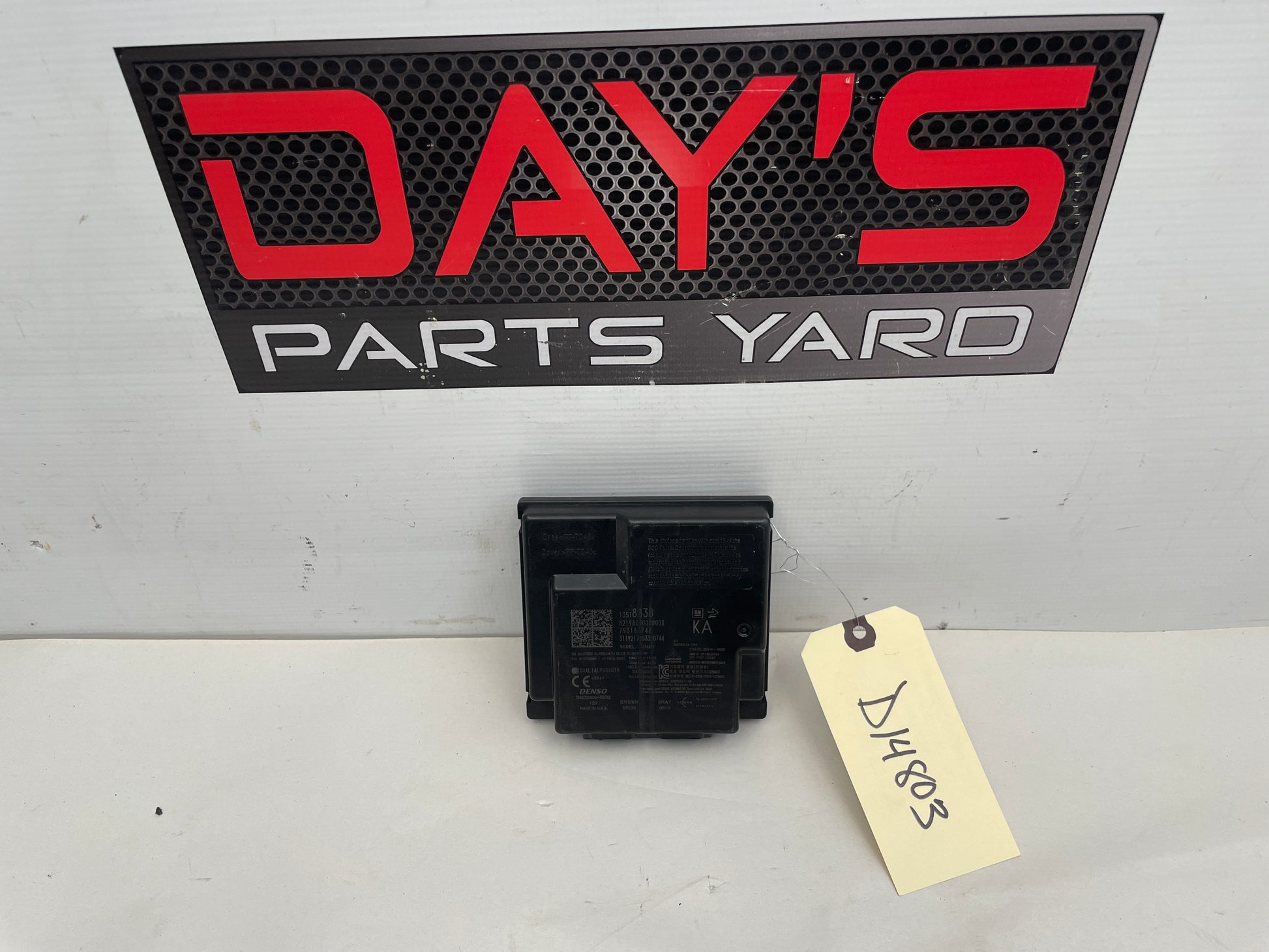 2020 Chevy Camaro SS Keyless Entry Control Module OEM - Day's Parts Yard