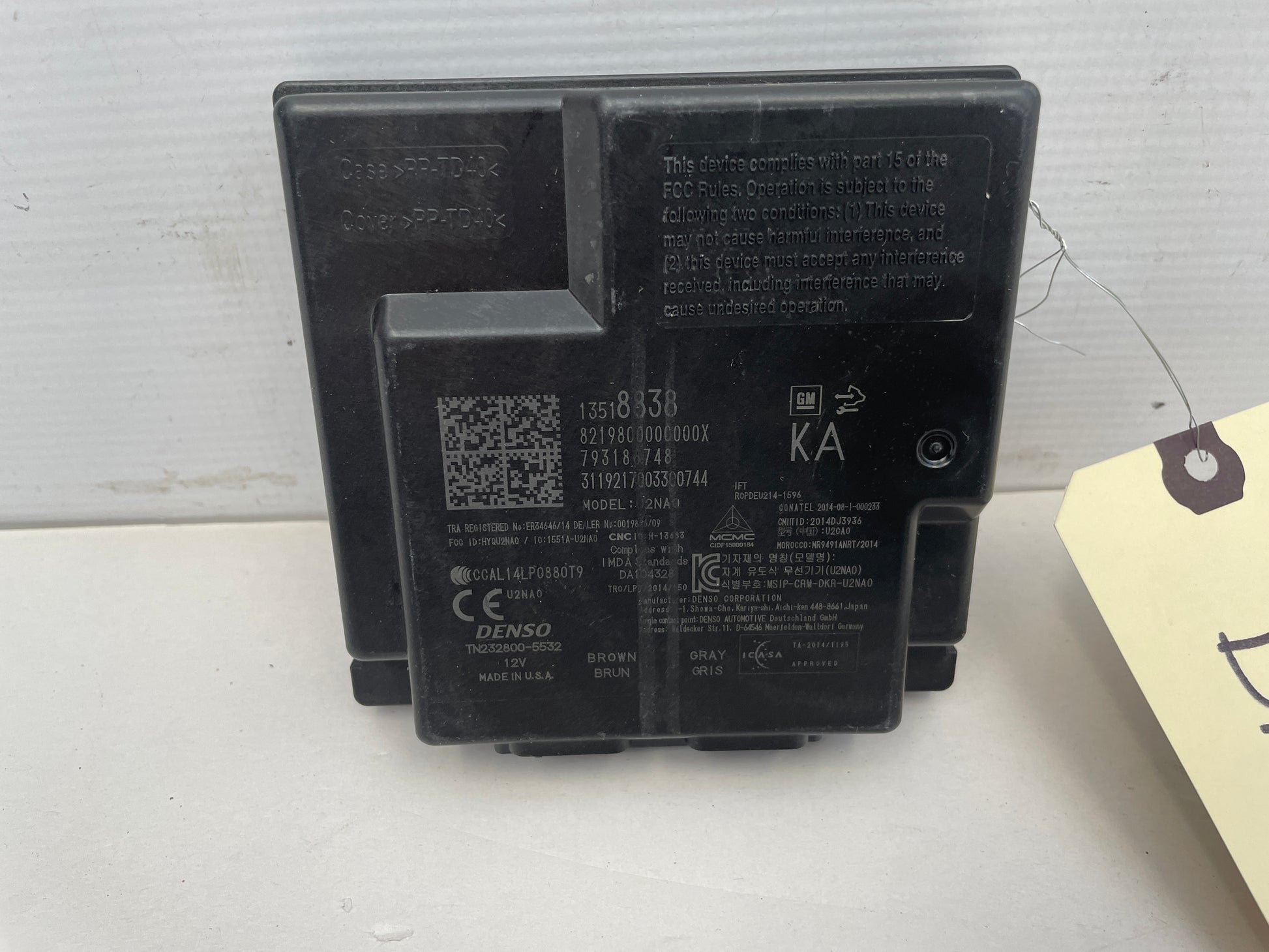 2020 Chevy Camaro SS Keyless Entry Control Module OEM - Day's Parts Yard