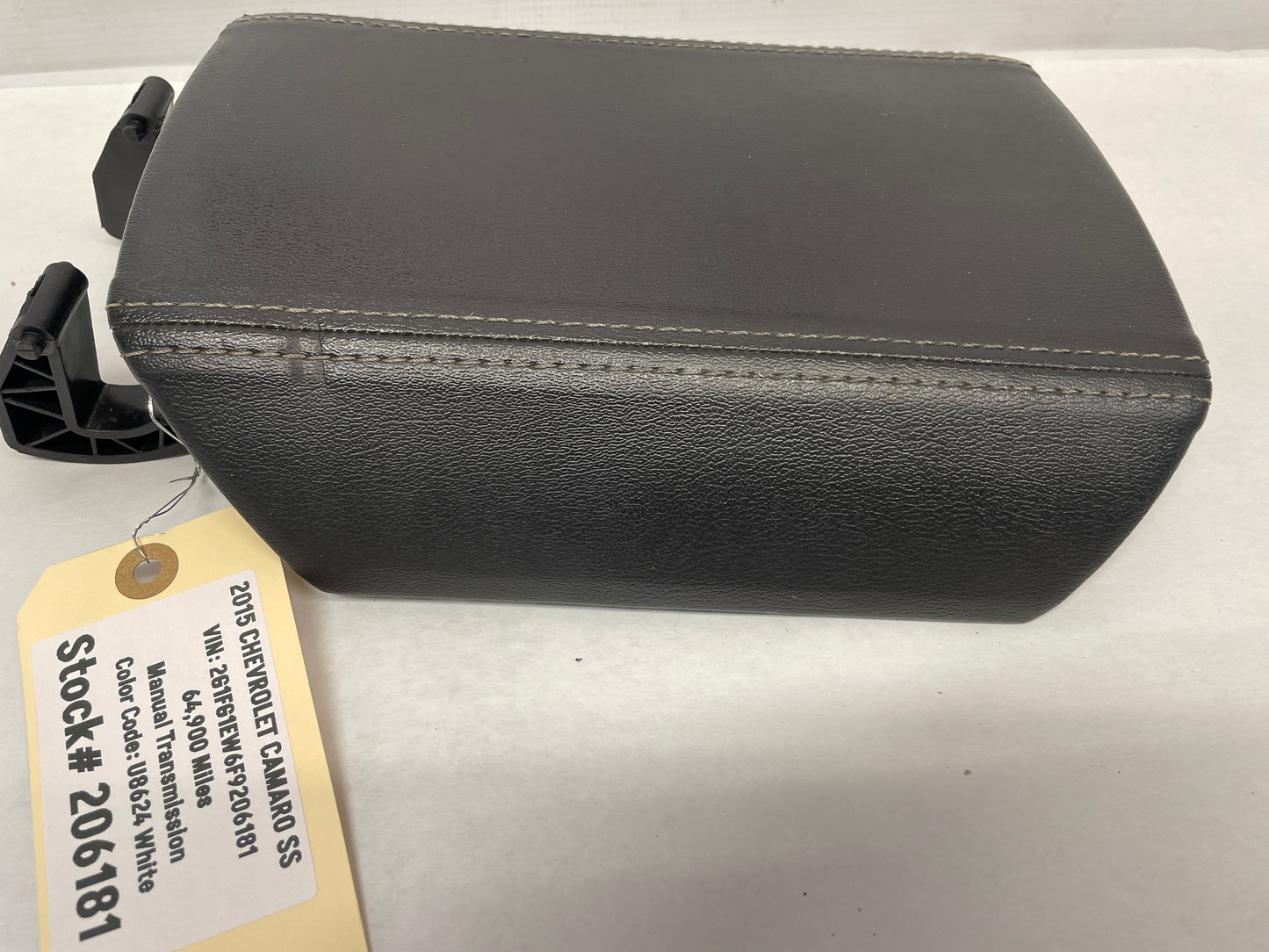 2015 Chevy Camaro SS Center Console Lid Gray Stitching OEM - Day's Parts Yard