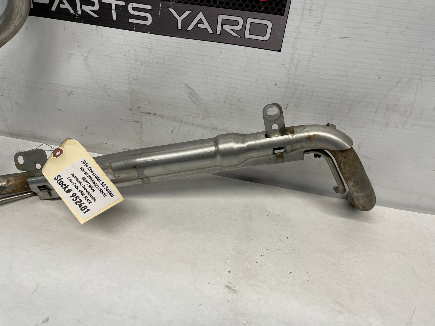 2014 Chevy SS Sedan Gas Fuel Tank Filler Neck Tube Line OEM - Day's Parts Yard