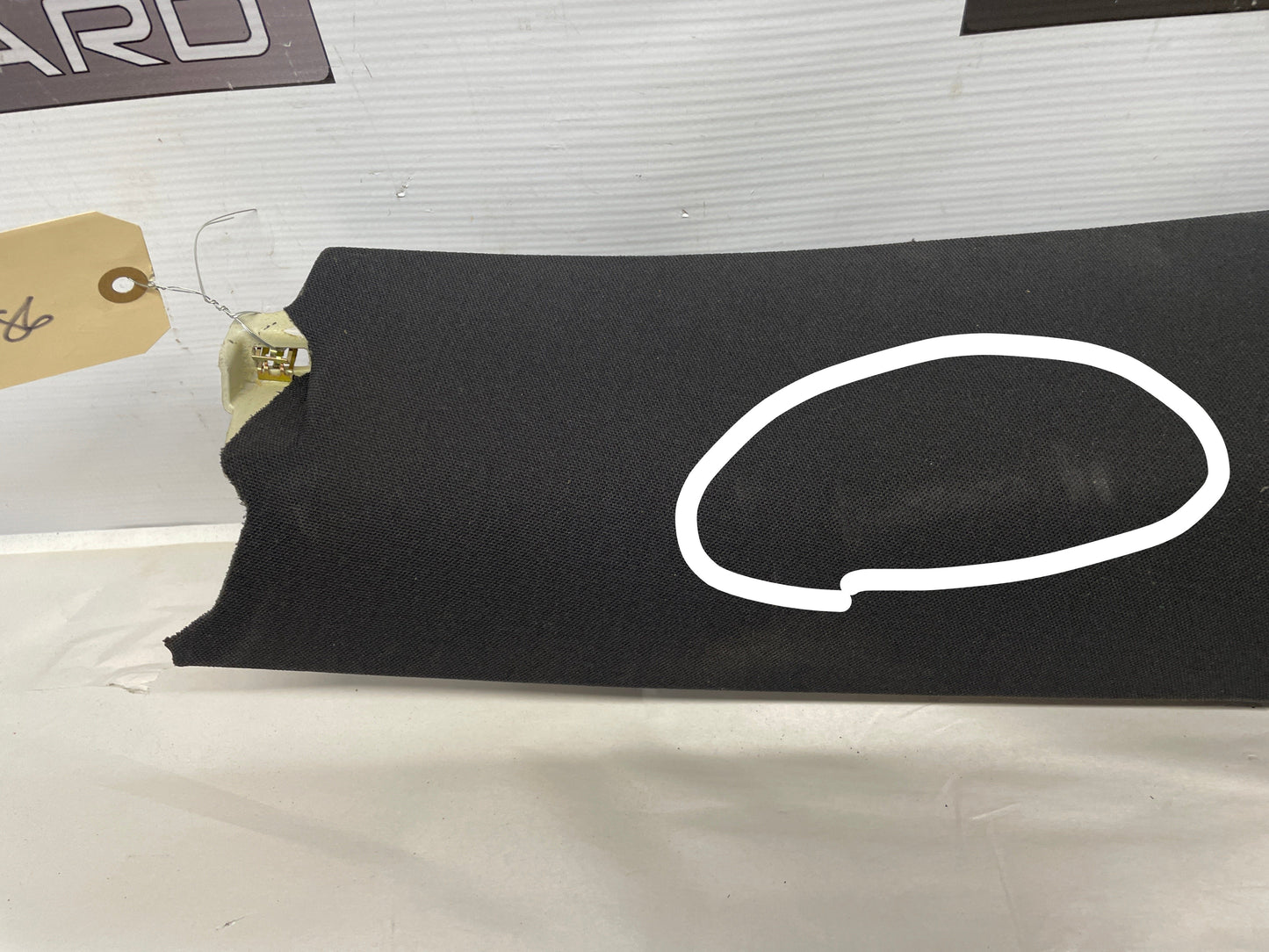 2005 Pontiac GTO Rear LH Driver C Pillar Trim Seat Belt Cover OEM - Day's Parts Yard