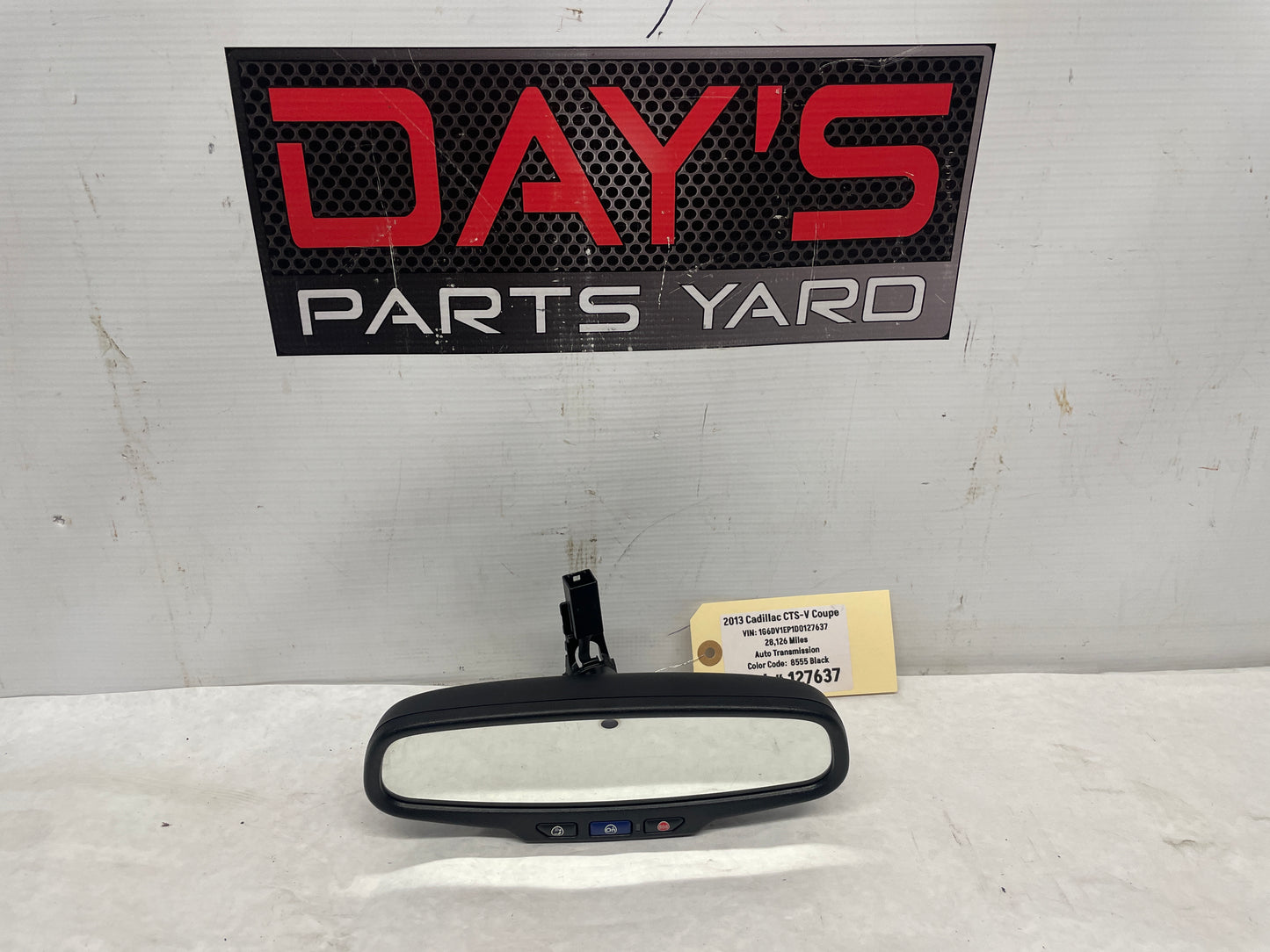 2013 Cadillac CTS-V Coupe Rearview Mirror w/OnStar OEM - Day's Parts Yard