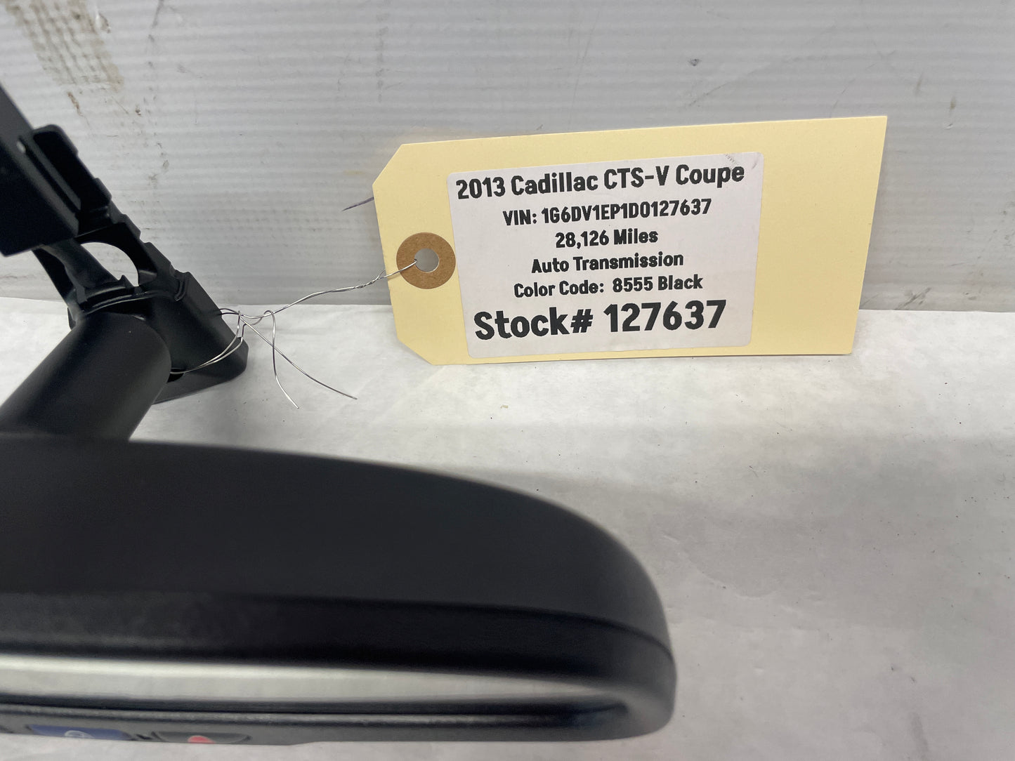 2013 Cadillac CTS-V Coupe Rearview Mirror w/OnStar OEM - Day's Parts Yard