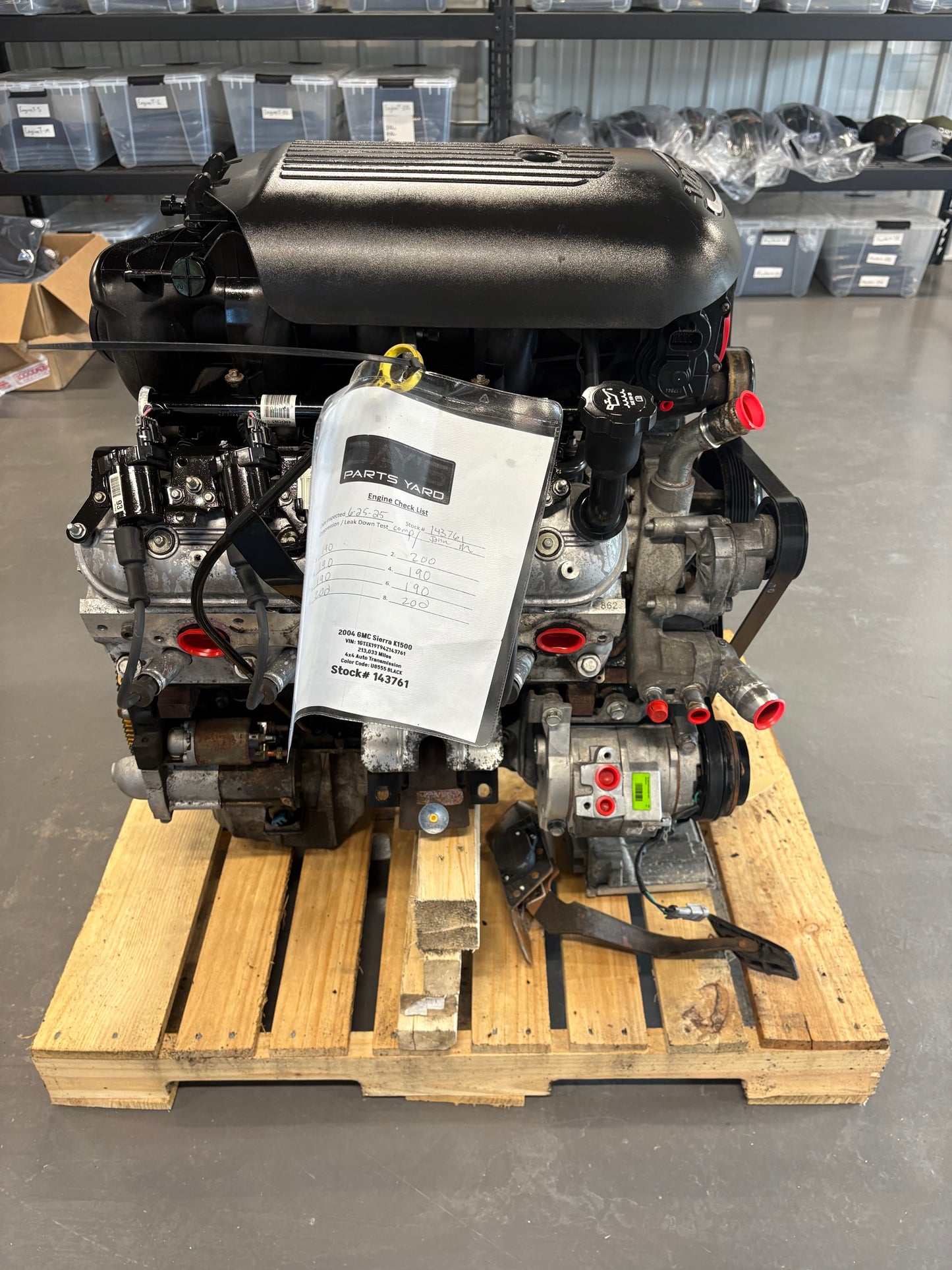 5.3L LM7 Complete Engine Motor Pullout OEM - Day's Parts Yard
