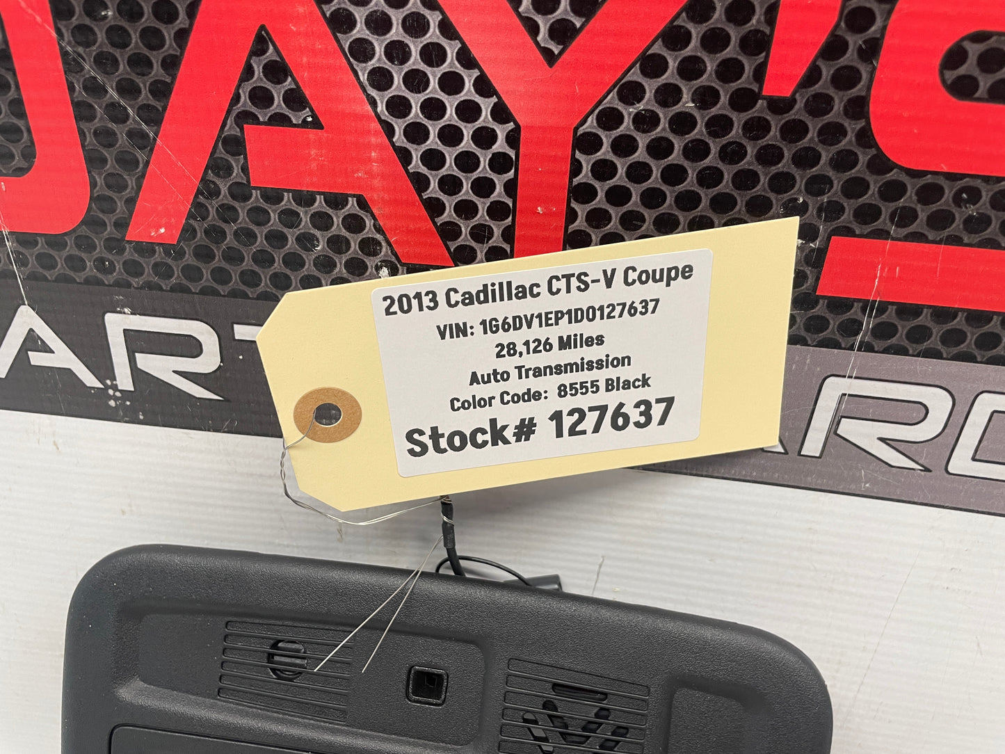 2013 Cadillac CTS-V Coupe Over Head Overhead Roof Console Dome Light OEM - Day's Parts Yard