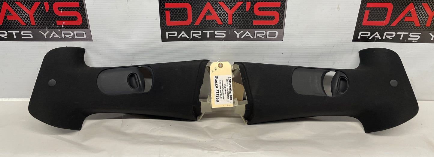 2005 Pontiac GTO RH & LH Interior B Pillar Seat Belt Trim OEM - Day's Parts Yard