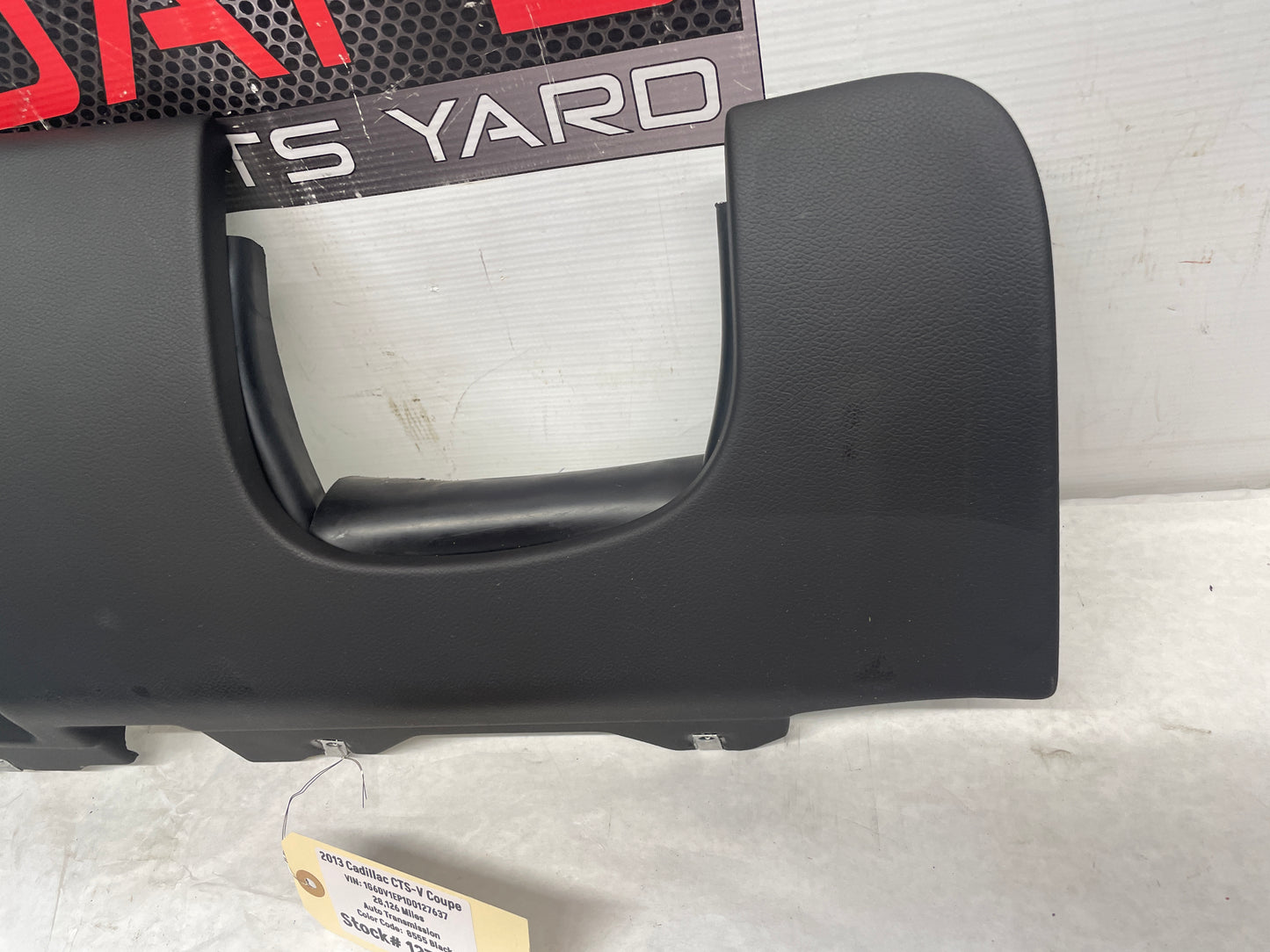 2013 Cadillac CTS-V Coupe LH Driver Lower Dash Knee Bolster Ebony OEM - Day's Parts Yard