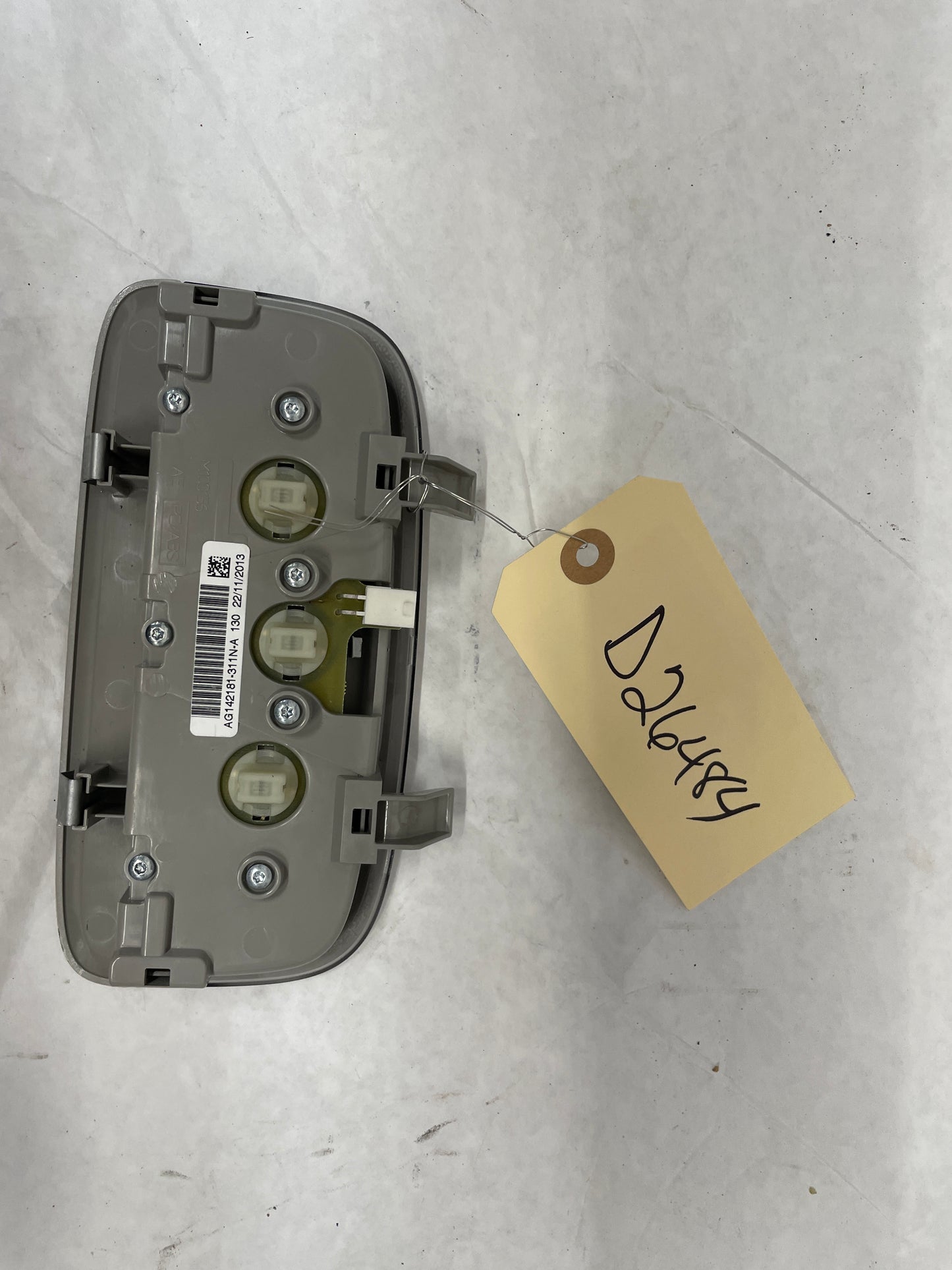 2014 Chevy SS Sedan Over Head Rear Dome Map Light OEM - Day's Parts Yard