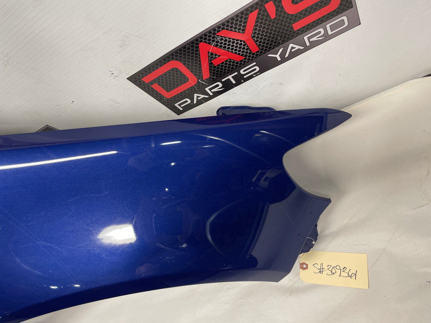 2017 Chevy SS Sedan RH Passenger Fender Blue OEM - Day's Parts Yard