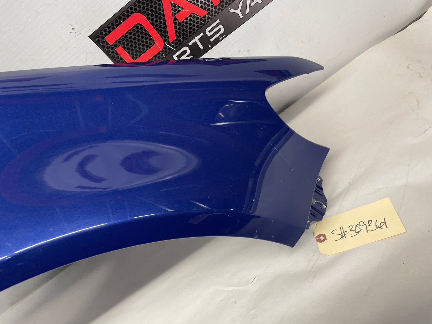 2017 Chevy SS Sedan RH Passenger Fender Blue OEM - Day's Parts Yard