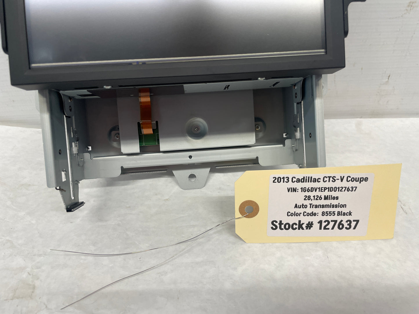 2013 Cadillac CTS-V Coupe Navigation Radio Pop Up Touch Screen Display Unit OEM - Day's Parts Yard
