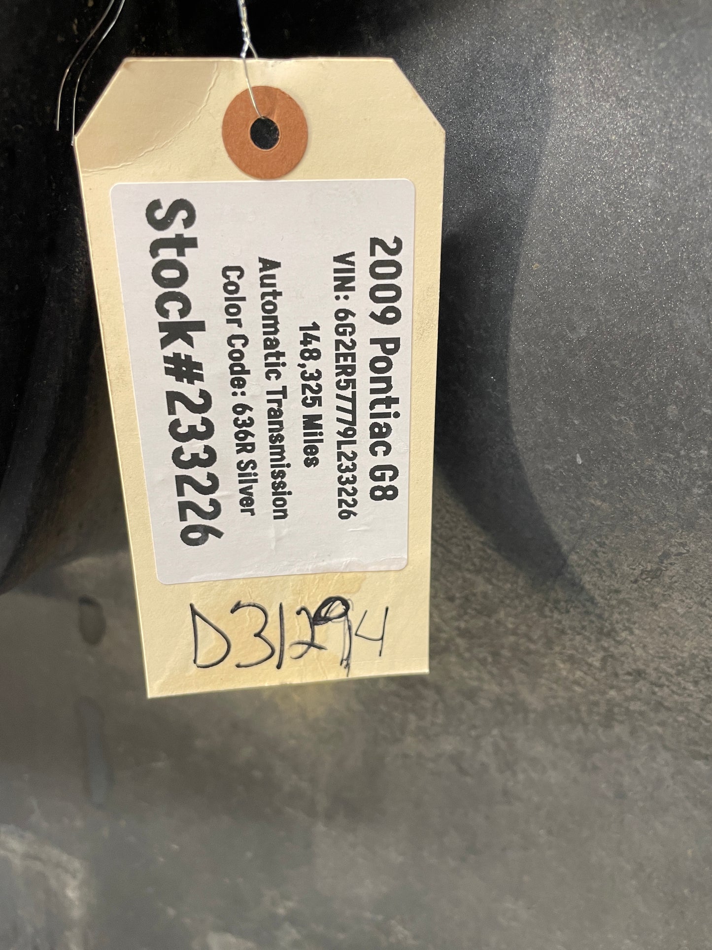 2009 Pontiac G8 Rear Bumper Cover w/ Valance Black OEM - Day's Parts Yard